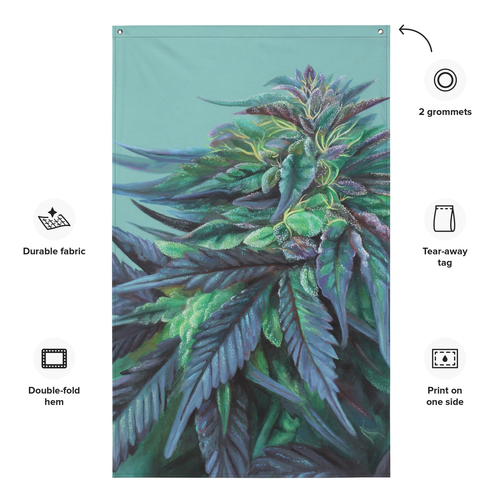 Girl Scout Cookie Weed Flag
