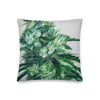 White Durban Throw Pillow