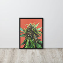 Load image into Gallery viewer, FRAMED 18x24 Wedding Glue Cannabis Poster
