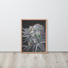 Load image into Gallery viewer, FRAMED 18x24 Black Afghan Weed Poster
