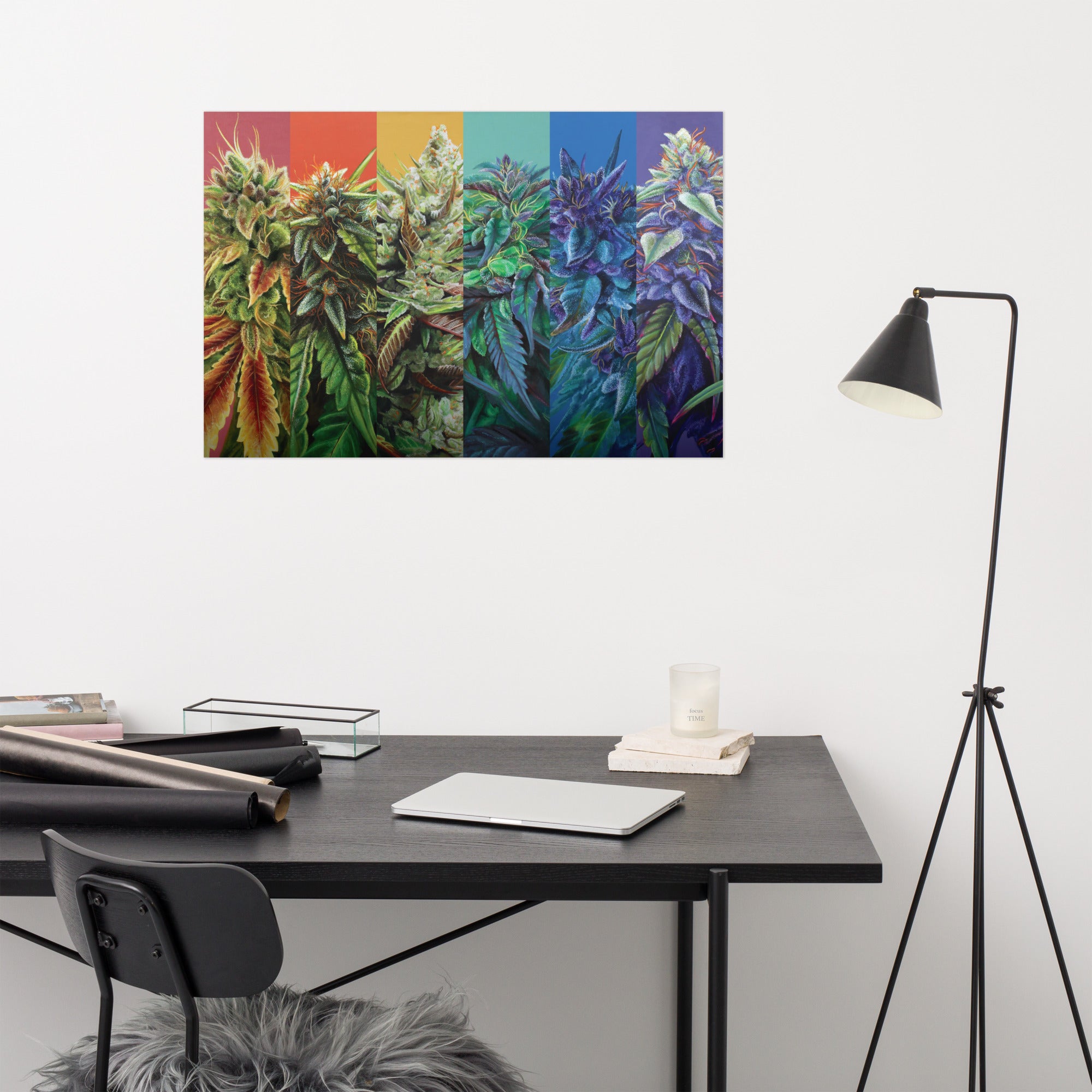 STRainbow Cannabis 36x24 Poster