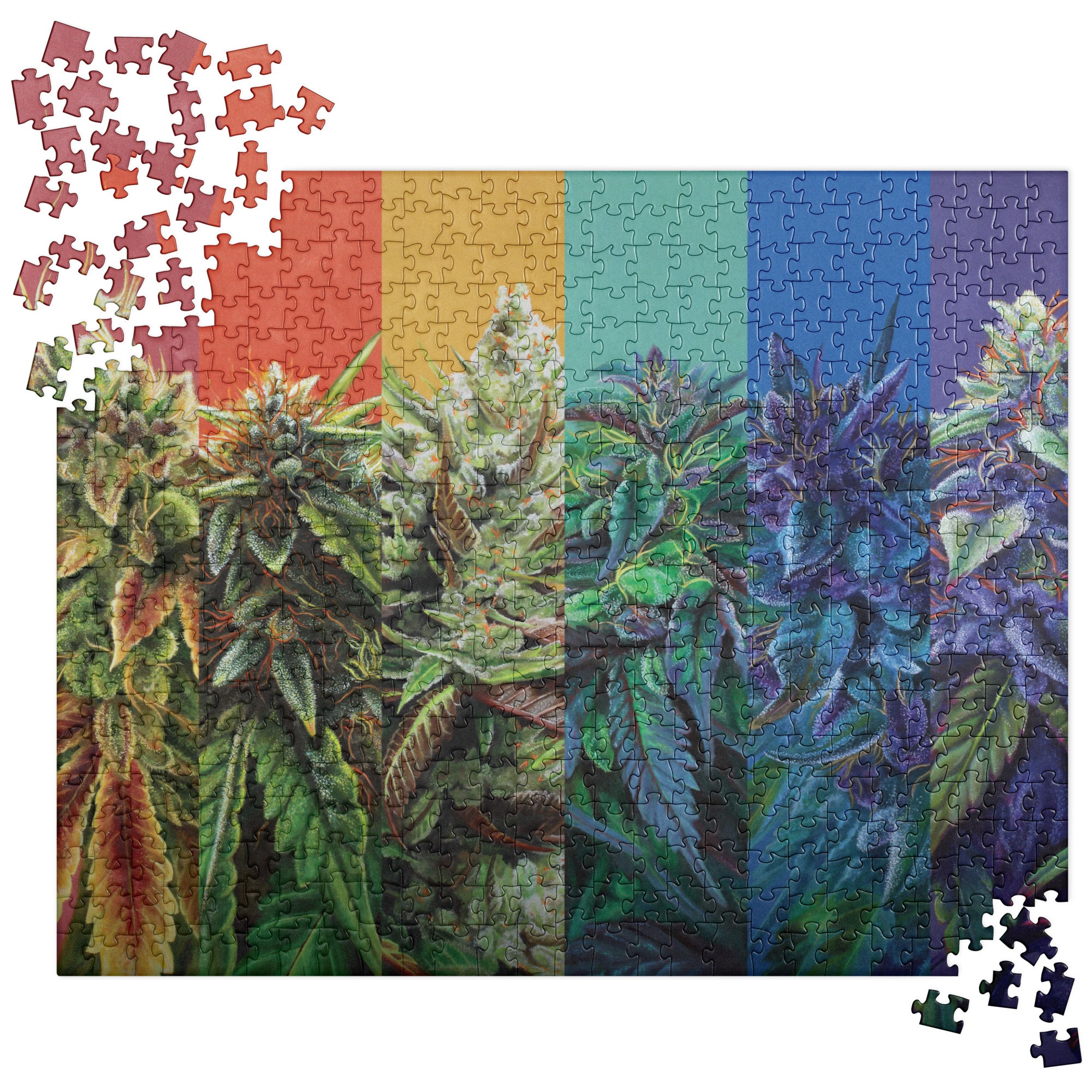 STRainbow Cannabis Jigsaw Puzzle