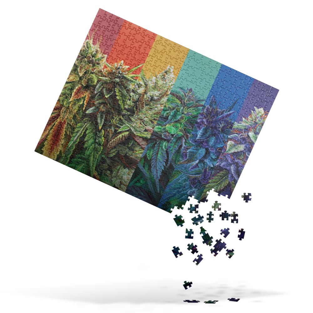 STRainbow Cannabis Jigsaw Puzzle