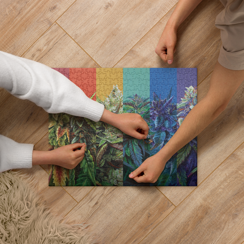 STRainbow Cannabis Jigsaw Puzzle