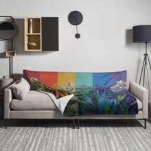 Load image into Gallery viewer, STRainbow Throw Blanket
